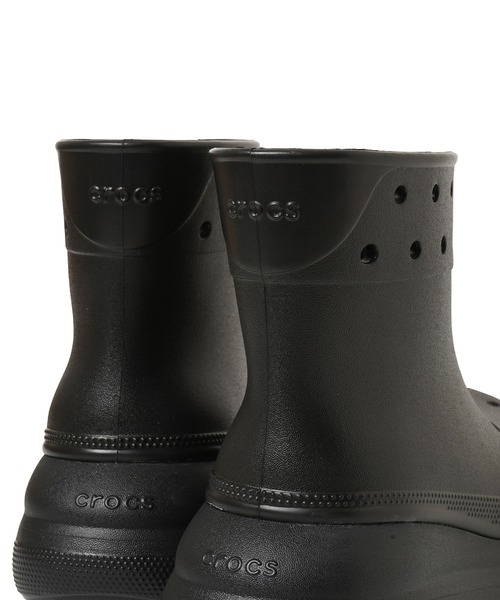 crocs(クロックス)の「CROCS(クロックス) CLASSIC CRUSH RAIN BOOTS(ブーツ・レディース・ブラック・21/22/23)」の8枚目の写真