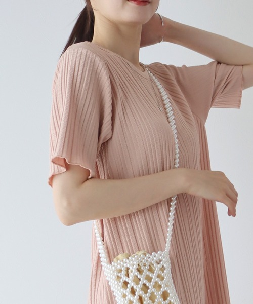 プリーツワンピース