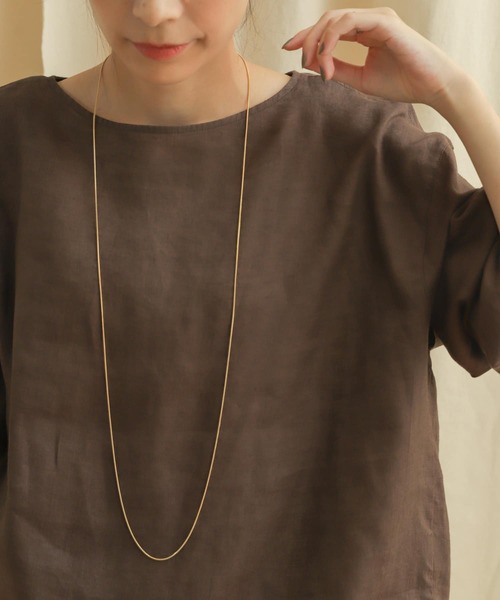 URBAN RESEARCH DOORS（アーバンリサーチドアーズ）の「ロングチェーンマンテルネックレス（ネックレス・レディース・シルバー/ゴールド・-）」の8枚目の写真