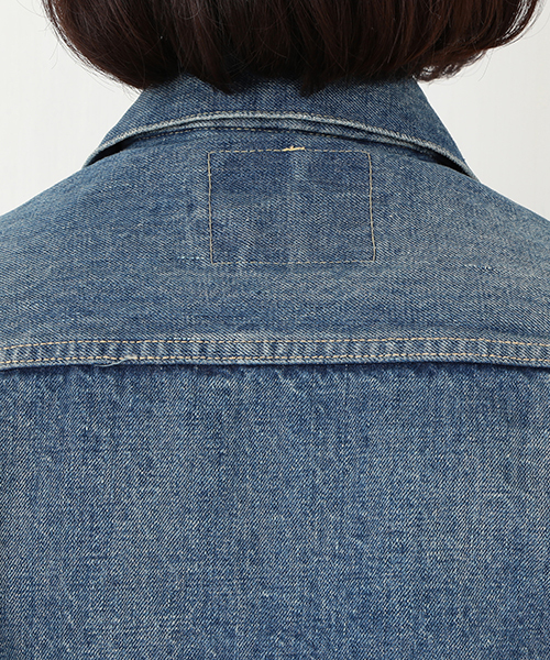 BEAMS BOY（ビームスボーイ）の「orslow × BEAMS BOY / Haight（デニムジャケット・レディース・インディゴブルー・2/1）」の5枚目の写真
