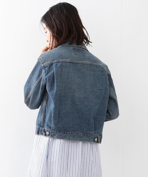 BEAMS BOY（ビームスボーイ）の「orslow × BEAMS BOY / Haight（デニムジャケット・レディース・インディゴブルー・2/1）」の18枚目の写真