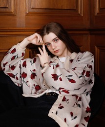 JUNRED | クラシックフラワールーズカーデ(カーディガン/ボレロ)