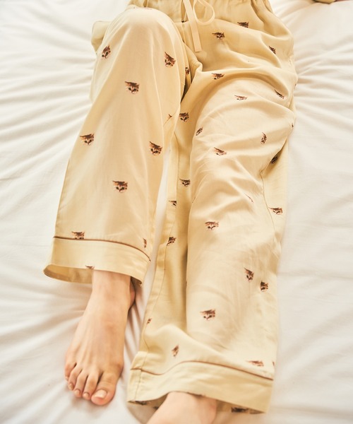 【PAUL&JOE】ヌネットプリント ロングパンツ（ルームウェア/パジャマ）｜PAUL&JOE（ポールアンドジョー）