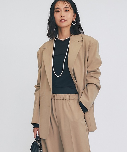 RIVE DROITE（リヴドロワ）の「MONN.:. (モン)/テーラードジャケット（テーラードジャケット・レディース・グレー/ベージュ・FREE）」の17枚目の写真