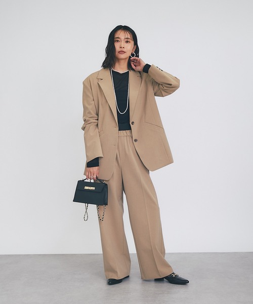 RIVE DROITE（リヴドロワ）の「MONN.:. (モン)/テーラードジャケット（テーラードジャケット・レディース・グレー/ベージュ・FREE）」の22枚目の写真