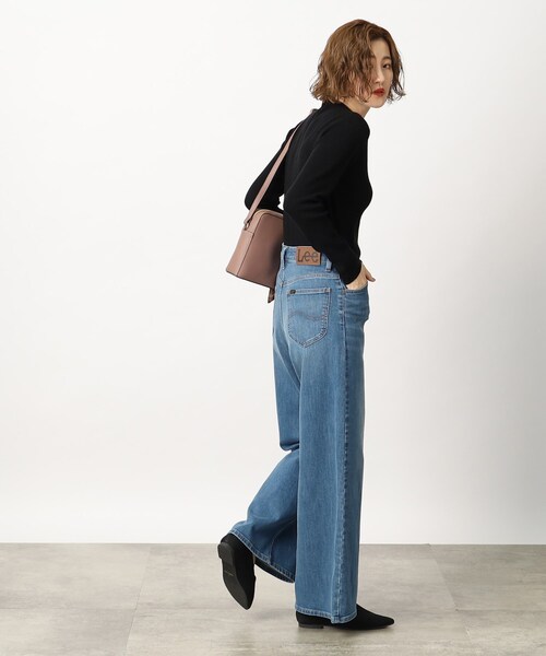 grove（グローブ）の「◆【洗える】毛玉になりにくい定番ハイネックプルオーバー（ニット/セーター・レディース・ブラック/オフホワイト/グリーン/ホワイト系5・03/02/01/05/04）」の6枚目の写真