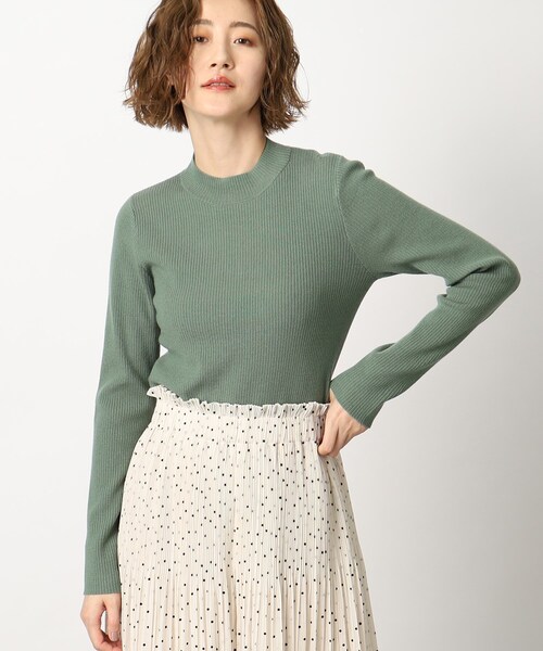 grove（グローブ）の「◆【洗える】毛玉になりにくい定番ハイネックプルオーバー（ニット/セーター・レディース・ブラック/オフホワイト/グリーン/ホワイト系5・03/02/01/05/04）」の16枚目の写真