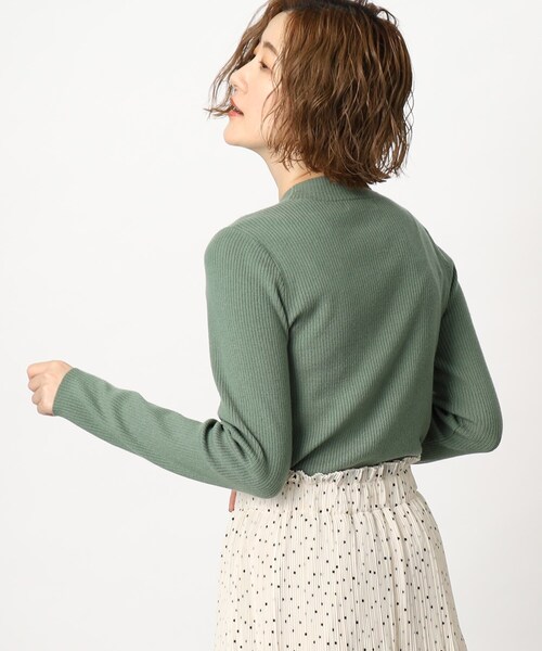 grove（グローブ）の「◆【洗える】毛玉になりにくい定番ハイネックプルオーバー（ニット/セーター・レディース・ブラック/オフホワイト/グリーン/ホワイト系5・03/02/01/05/04）」の18枚目の写真