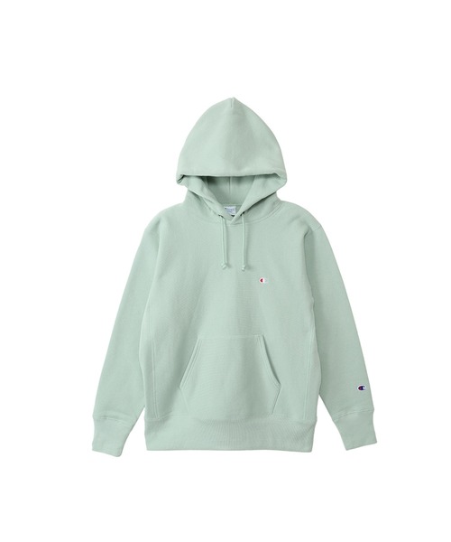 Champion（チャンピオン）の「【Champion/チャンピオン】メンズ リバースウィーブ(R) フーデッドスウェットシャツ（パーカー・メンズ・ホワイト/ダークネイビー/ブラック/シルバーグレー/オートミール/ワイン/その他35/アイボリー系/ブラウン系/レッド/モカ/ダークグリーン/バーガンディー・MEDIUM/LARGE/X-LARGE/SMALL）」の13枚目の写真