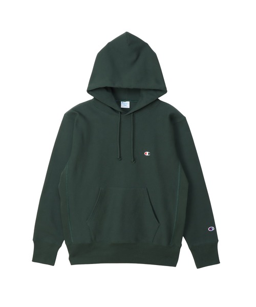 Champion（チャンピオン）の「【Champion/チャンピオン】メンズ リバースウィーブ(R) フーデッドスウェットシャツ（パーカー・メンズ・ホワイト/ダークネイビー/ブラック/シルバーグレー/オートミール/ワイン/その他35/アイボリー系/ブラウン系/レッド/モカ/ダークグリーン/バーガンディー・MEDIUM/LARGE/X-LARGE/SMALL）」の8枚目の写真