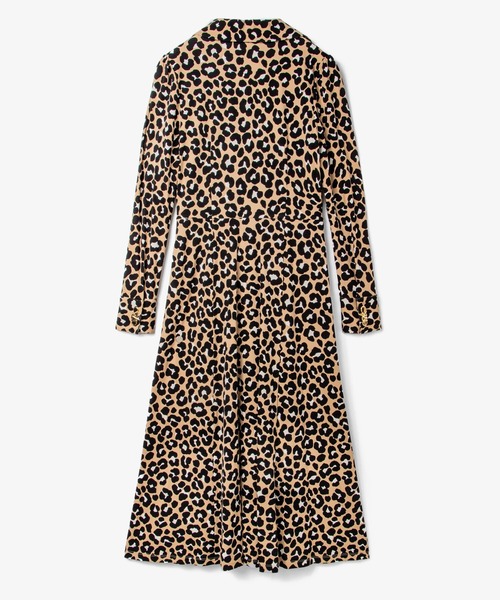 MICHAEL KORS(マイケルコース)の「レオパードプリント ストレッチ マットジャージー ドレス(ドレス・レディース・ベージュ系その他・XXS/S/M/XS/L)」の2枚目の写真