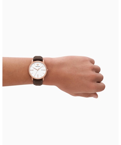 EMPORIO ARMANI(エンポリオアルマーニ)の「【エンポリオ アルマーニ】レザーベルトウォッチ(尾錠)MINIMALIST_AR11572(アナログ腕時計・メンズ・その他1・FREE)」の3枚目の写真