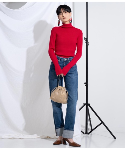 Settimissimo（セッティミッシモ）の「ラインストーン メタル 2WAY チェーン 斜め掛け　巾着バッグ（トートバッグ・レディース・ゴールド/ブラック・FREE）」の11枚目の写真