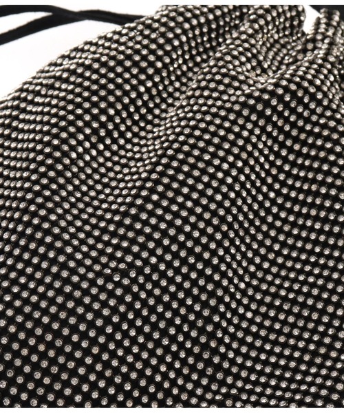 Settimissimo（セッティミッシモ）の「ラインストーン メタル 2WAY チェーン 斜め掛け　巾着バッグ（トートバッグ・レディース・ゴールド/ブラック・FREE）」の21枚目の写真