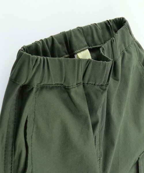 BRANSHES（ブランシェス）の「ストレッチツイルカーゴパンツ（カーゴパンツ・キッズ・ライトグレー/カーキ・130/150/100/120/110/140/90）」の9枚目の写真