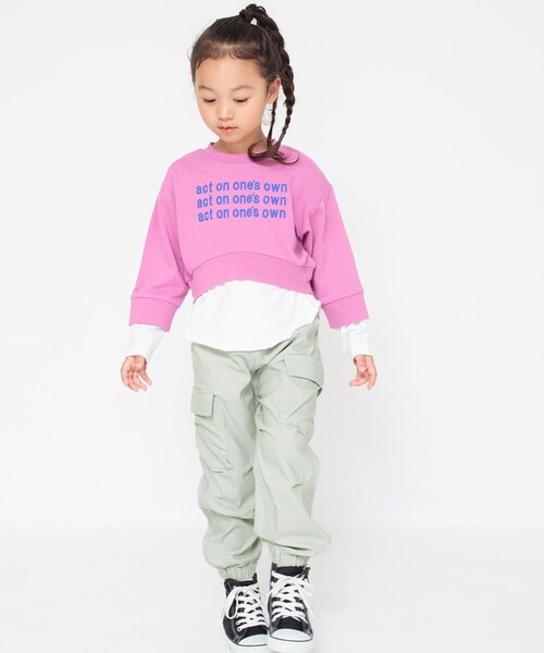 BRANSHES（ブランシェス）の「ストレッチツイルカーゴパンツ（カーゴパンツ・キッズ・ライトグレー/カーキ・130/150/100/120/110/140/90）」の19枚目の写真