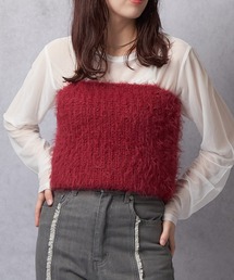 【Lull / ルル】シャギーニットビスチェ