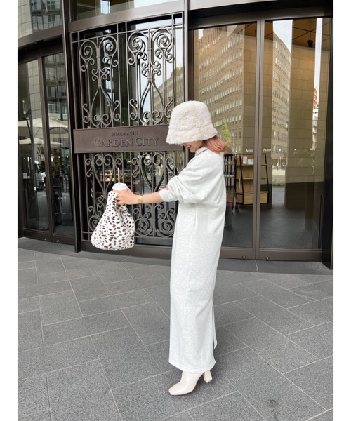 JUMELLE(ジュメロ)の「fur hat(ハット・レディース・ブラック/アイボリー・FREE)」の6枚目の写真