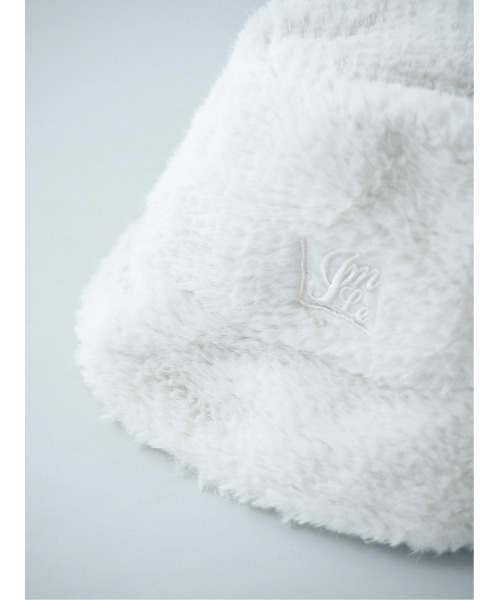 JUMELLE(ジュメロ)の「fur hat(ハット・レディース・ブラック/アイボリー・FREE)」の5枚目の写真