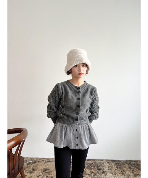 JUMELLE(ジュメロ)の「fur hat(ハット・レディース・ブラック/アイボリー・FREE)」の14枚目の写真