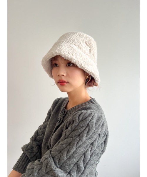 JUMELLE(ジュメロ)の「fur hat(ハット・レディース・ブラック/アイボリー・FREE)」の16枚目の写真