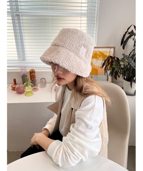 JUMELLE(ジュメロ)の「fur hat(ハット・レディース・ブラック/アイボリー・FREE)」の22枚目の写真