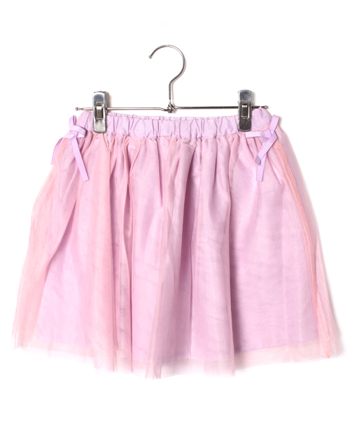 koe（コエ）の「ジュニアチュールスカート（スカート・キッズ・グレー/クリーム/ピンク/ブラック/ネイビー/ラベンダー・150/140cm）」の6枚目の写真