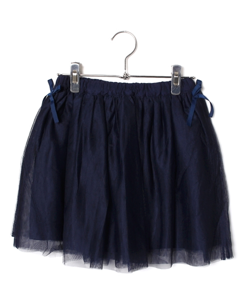 koe（コエ）の「ジュニアチュールスカート（スカート・キッズ・グレー/クリーム/ピンク/ブラック/ネイビー/ラベンダー・150/140cm）」の5枚目の写真
