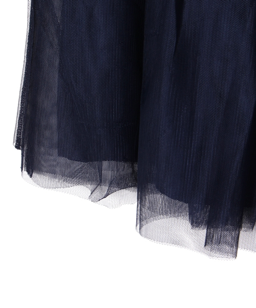 koe（コエ）の「ジュニアチュールスカート（スカート・キッズ・グレー/クリーム/ピンク/ブラック/ネイビー/ラベンダー・150/140cm）」の10枚目の写真