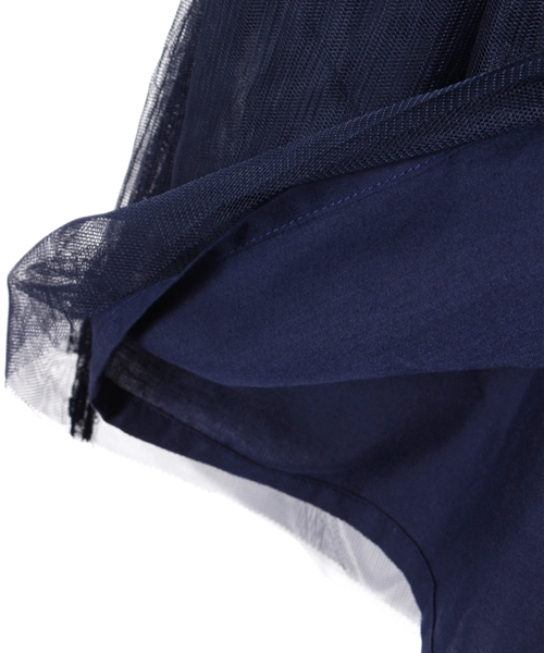 koe（コエ）の「ジュニアチュールスカート（スカート・キッズ・グレー/クリーム/ピンク/ブラック/ネイビー/ラベンダー・150/140cm）」の12枚目の写真