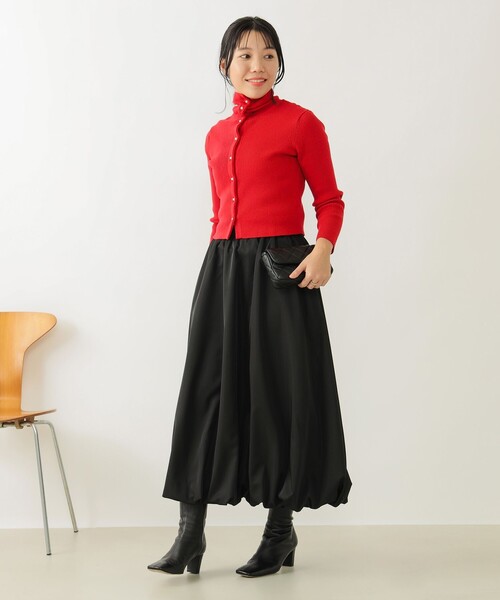 BLAMINK ブラミンク タック バルーン スカート ブラウン タック バルーンスカート ＜A DAY IN THE LIFE＞