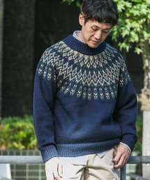 URBAN RESEARCH DOORS | 『Sサイズ/WEB限定』求心柄モックネックニット(ニット/セーター)