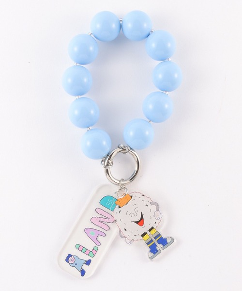 ALAND（エーランド）の「REDFISH（レッドフィッシュ）×ALAND／ビーズストラップ　2977556（キーホルダー・レディース・ライトブルー/ブラック/ピンク/パープル/イエロー・ONE SIZE）」の6枚目の写真