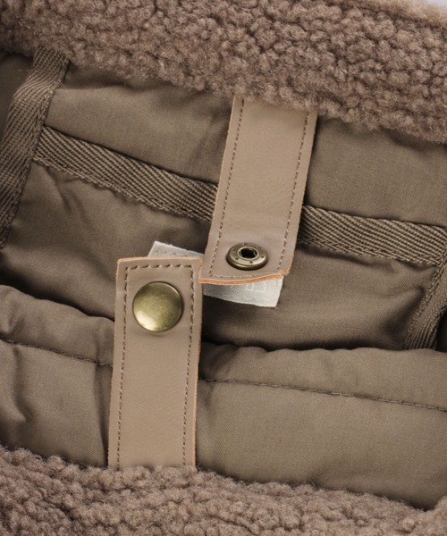 studio CLIP（スタディオクリップ）の「ボアロゴトート2WAY（ショルダーバッグ・レディース・ブラウン/オフホワイト/グレー・FREE）」の18枚目の写真