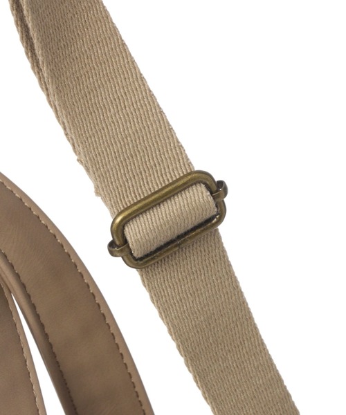 studio CLIP（スタディオクリップ）の「ボアロゴトート2WAY（ショルダーバッグ・レディース・ブラウン/オフホワイト/グレー・FREE）」の19枚目の写真