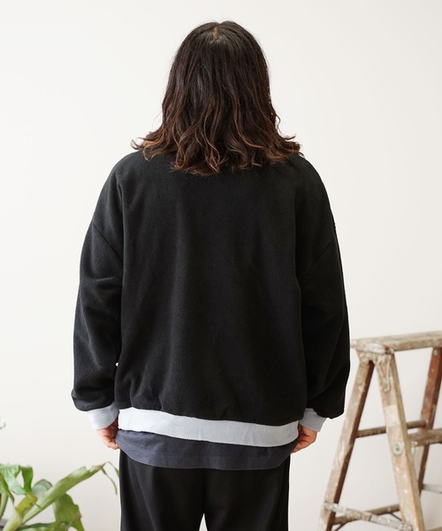DISCUS ATHLETIC(ディスカス アスレチック)の「DISCUS ATHLETIC/ディスカス アスレチック フリースハーフPO ハーフジッププルオーバー(Tシャツ/カットソー・メンズ・キャメル/ネイビー/アイボリー/ブラック・M/L)」の7枚目の写真