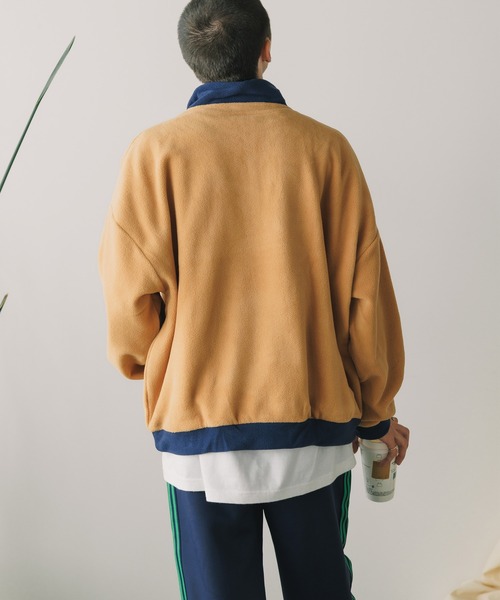 DISCUS ATHLETIC(ディスカス アスレチック)の「DISCUS ATHLETIC/ディスカス アスレチック フリースハーフPO ハーフジッププルオーバー(Tシャツ/カットソー・メンズ・キャメル/ネイビー/アイボリー/ブラック・M/L)」の21枚目の写真