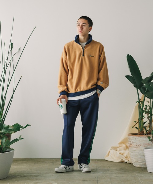 DISCUS ATHLETIC(ディスカス アスレチック)の「DISCUS ATHLETIC/ディスカス アスレチック フリースハーフPO ハーフジッププルオーバー(Tシャツ/カットソー・メンズ・キャメル/ネイビー/アイボリー/ブラック・M/L)」の22枚目の写真
