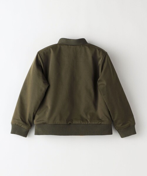 SHIPS Colors（シップス カラーズ）の「SHIPS Colors KIDS:リバーシブル ボア ボマー ジャケット（90～140cm）（その他アウター・キッズ・ブラック/オリーブ・120/90/130/110/140/100）」の4枚目の写真