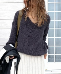 Q | シャギーニット(ニット/セーター)