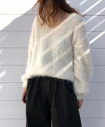 Q | シャギーニット(ニット/セーター)