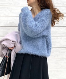 Q | シャギーニット(ニット/セーター)