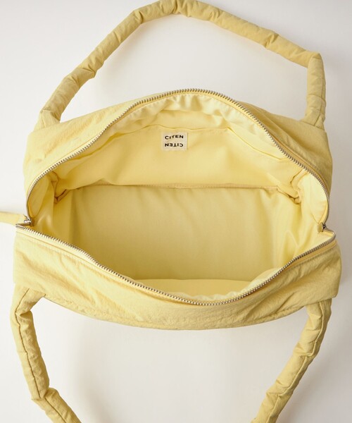 CITEN（シテン）の「＜CITEN＞スクエア パフ ボストンバッグ（ボストンバッグ・レディース・クリーム/ホワイト/ブラック・FREE）」の10枚目の写真
