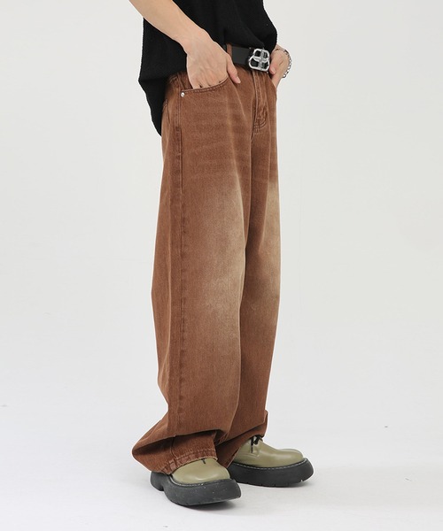 GRANCY ブラウン デニム L完売品 セール】ヴィンテージブラウンデニム(デニムパンツ)|CORPUS