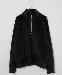 LUCY | LUCY/【23年秋冬新作】マイクロシャギーハーフジッププルオーバー(スウェット)