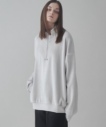 LUCY | LUCY/【23年秋冬新作】マイクロシャギーハーフジッププルオーバー(スウェット)