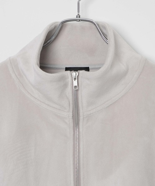 LUCY(ルーシー)の「LUCY/マイクロシャギーハーフジッププルオーバー(スウェット・メンズ・ブラック/ライトグレー・MEDIUM/LARGE)」の6枚目の写真