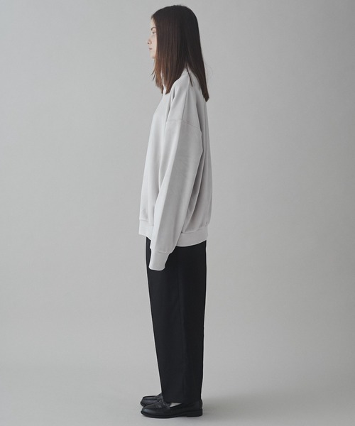 LUCY(ルーシー)の「LUCY/マイクロシャギーハーフジッププルオーバー(スウェット・メンズ・ブラック/ライトグレー・MEDIUM/LARGE)」の19枚目の写真