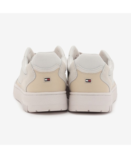TOMMY HILFIGER（トミーヒルフィガー）の「バスケットコアレザーミックススニーカー（スニーカー・メンズ・マルチ/ホワイト・26.5cm/27.5cm/26cm/28cm）」の3枚目の写真