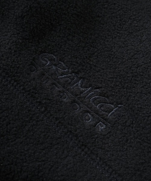 Gramicci（グラミチ）の「【GRAMICCI/グラミチ】ワンポイントロゴ 刺繍デザイン サーマルフリースジャケット/THERMAL FLEECE JACKET（ブルゾン・メンズ・リアルツリーカモ/ダークネイビー・M/L/XL）」の7枚目の写真
